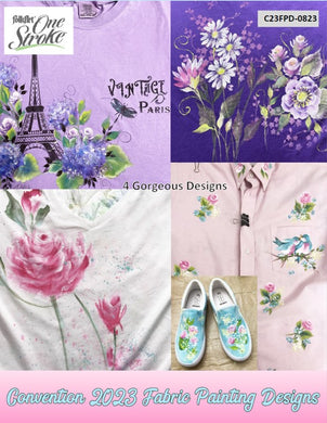 Convention 2023 Fabric Painting Designs Packet