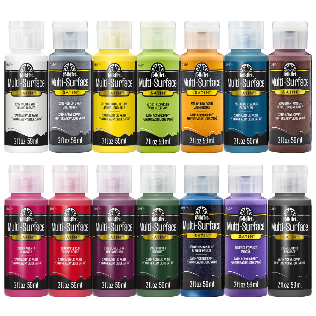 Donna’s Favorite FolkArt Multi-Surface Acrylic Paints Bundle