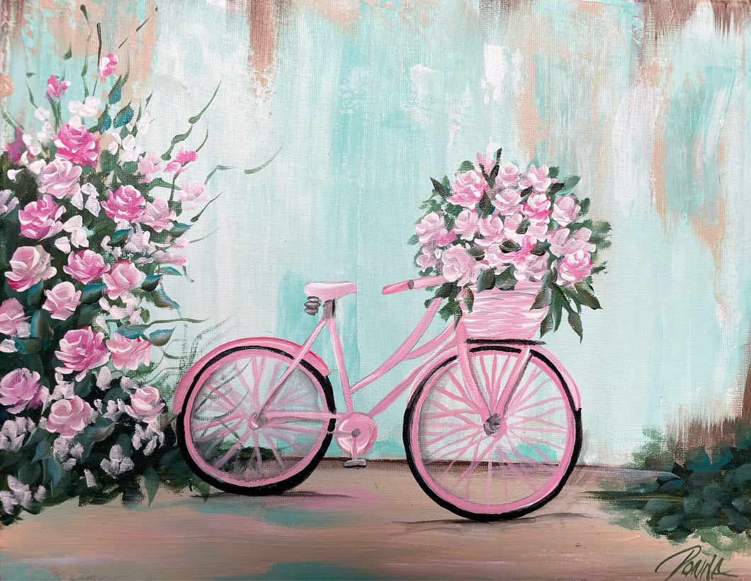 Bike with Roses Downloadable Video Lesson