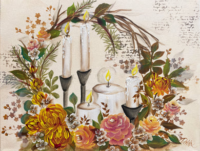 Harvest Table Setting in Wreath Downloadable Video Lesson