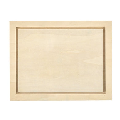 63510 Plaque -  Floating Frame Wood