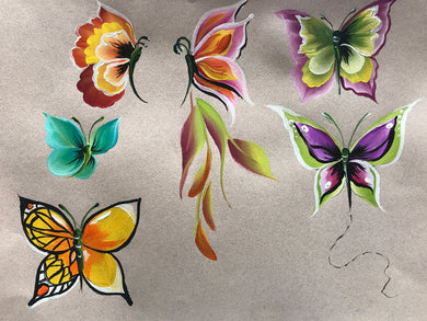 Slow Strokes Lesson 3 of SS2 Butterflies, Garden Insects & More Downloadable Video Lesson