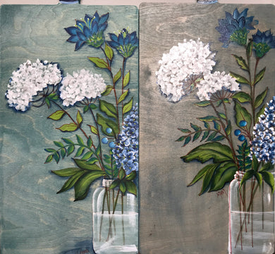 Spring 2023 Workshop - Jar of Flowers Cutting Board Downloadable Video Lesson