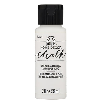 5936 White Adirondack Home Decor Chalk Paint 2 oz