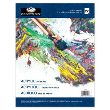 RD353 9x12 Acrylic Paper Artist Pad