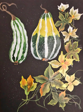 Stroke Study Lesson 11 - Fall Leaves Flowers and More Downloadable Video Lesson