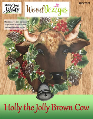 Holly the Jolly Brown Cow WoodDezigns Project Packet