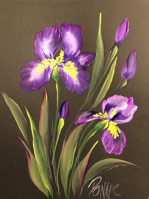 Stroke Study Lesson 6 - Irises Downloadable Video Lesson
