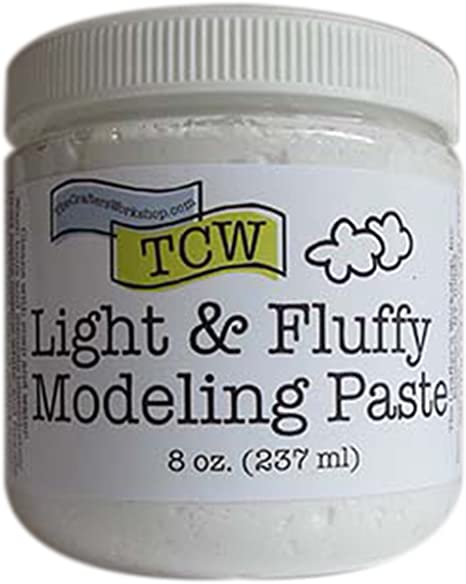 light and fluffy modeling paste