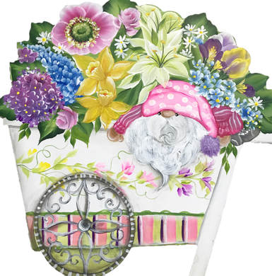 Garden Wheelbarrow With Gnome Downloadable Video Lesson