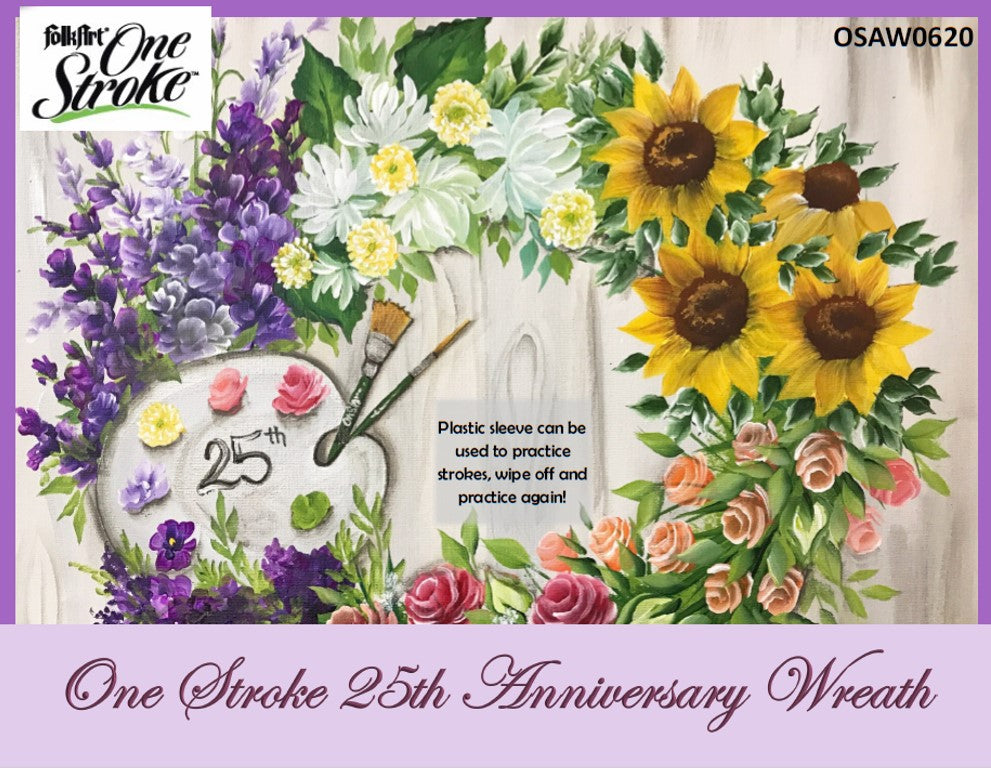 One Stroke 25th Anniversary Wreath Project Packet - Convention 2020