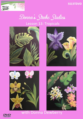 Stroke Study Lesson 13: Tropical Leaves & Flowers DVD