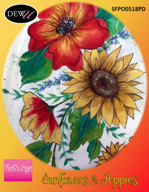 Poppies and Sunflowers Pendezign Packet