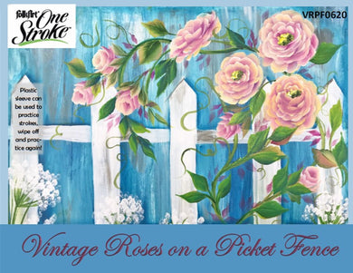 Vintage Roses on Picket Fence Project Packet