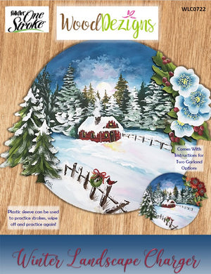Winter Landscape Charger WoodDezigns Packet