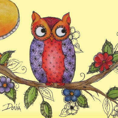 Owl On Branch Shirt Project Packet PenDezign