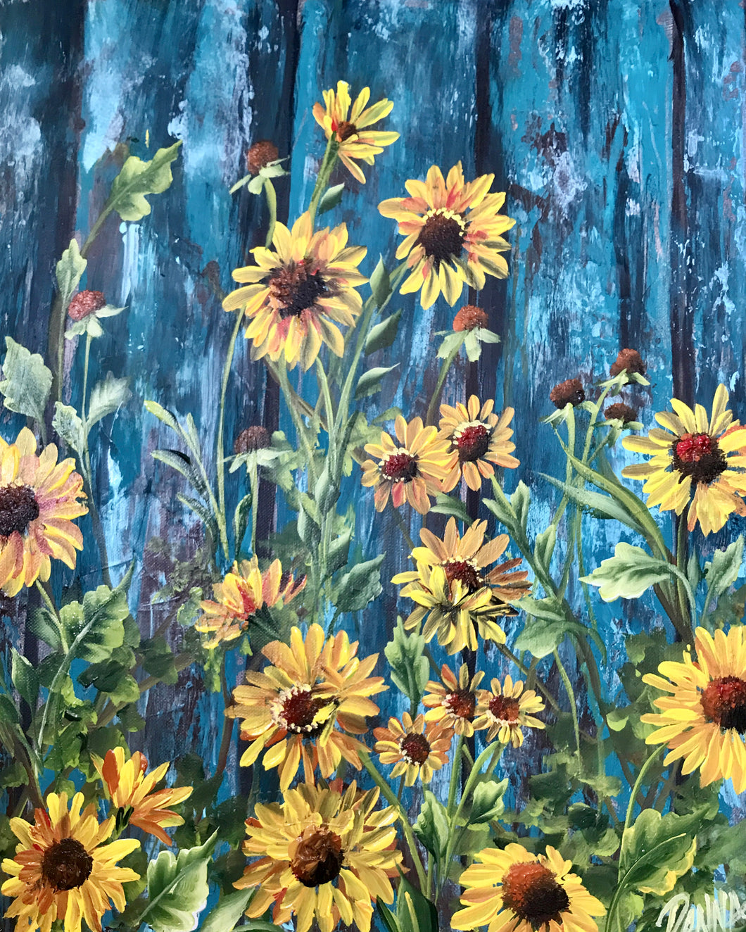 Fence With Yellow Flowers Downloadable Video Lesson