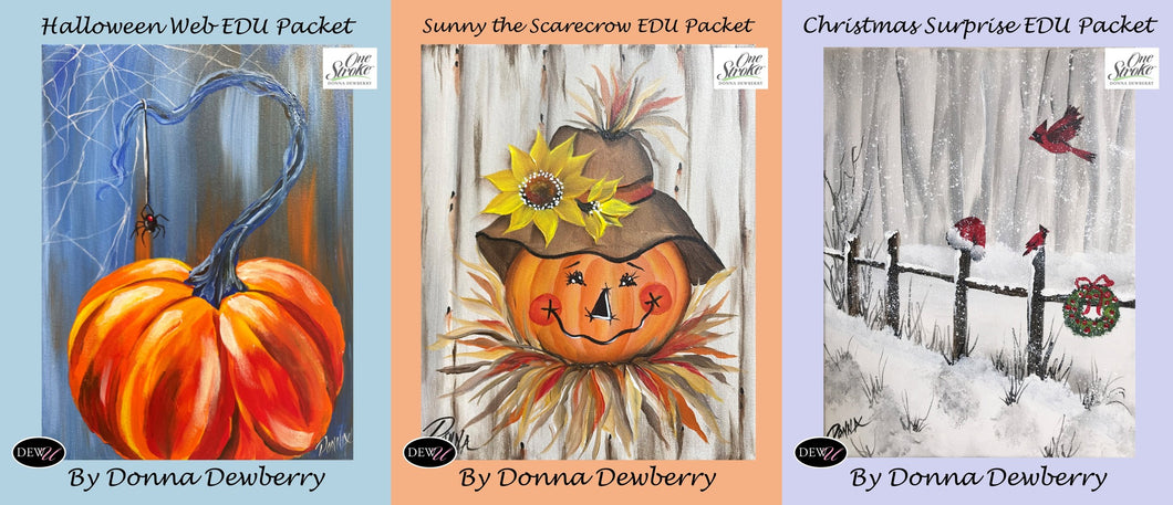 EDU Packets (Painting Parties) Set of 3 2025 Q3
