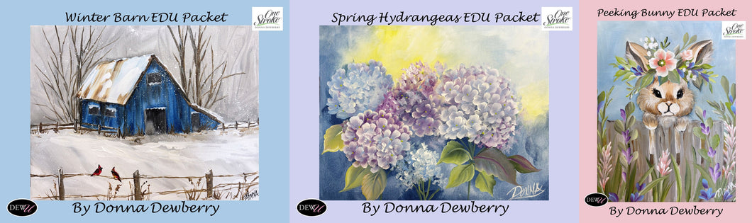 EDU Packets (Painting Parties) Set of 3 2026 Q1