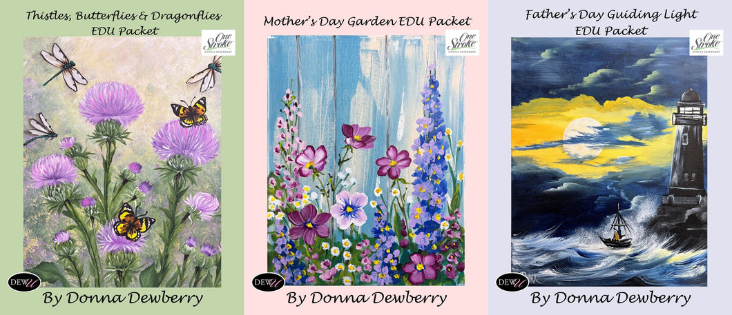 EDU Packets (Painting Parties) Set of 3 2026 Q2