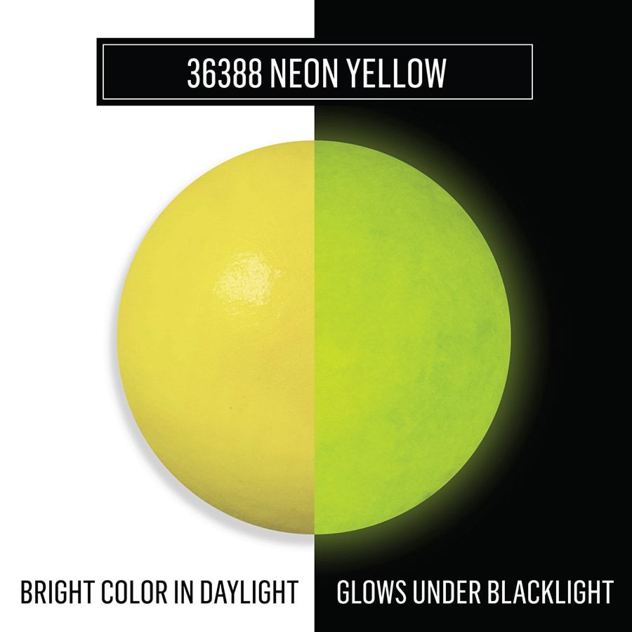 36388 Yellow Neon Blacklight