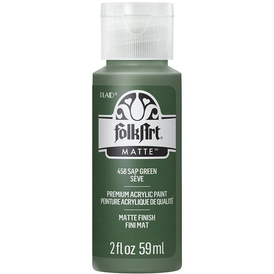 458 Sap Green 2oz bottle acrylic paint