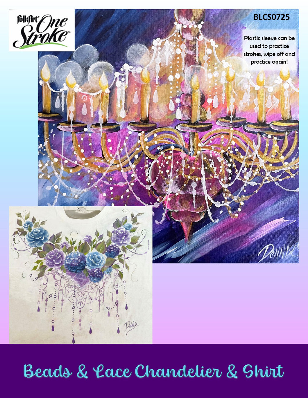 Beads & Lace Chandelier & Shirt Project Packet