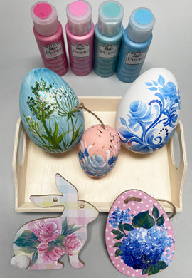 Painting on Easter Eggs Downloadable Video Lesson
