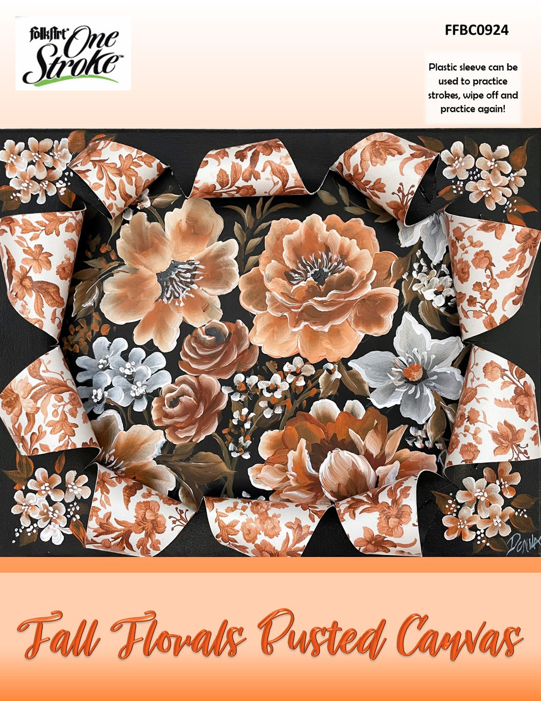 Fall Florals Busted Canvas Project Packet