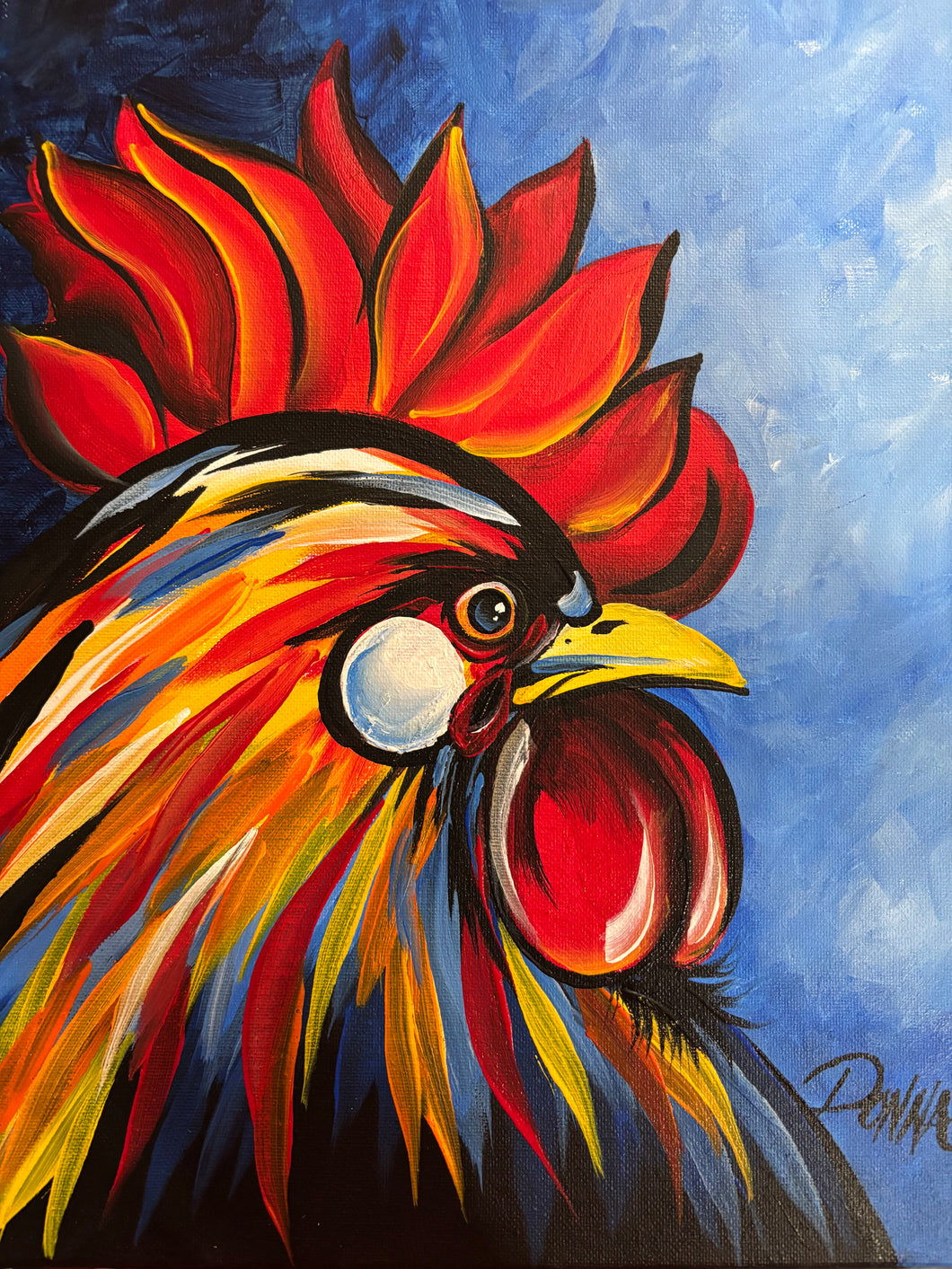 Rooster Portrait Downloadable Video Lesson