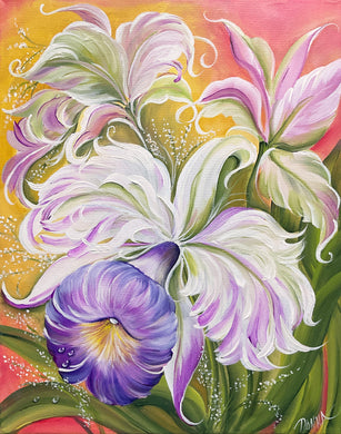 Oversized Flower Series - Orchid Downloadable Video Lesson