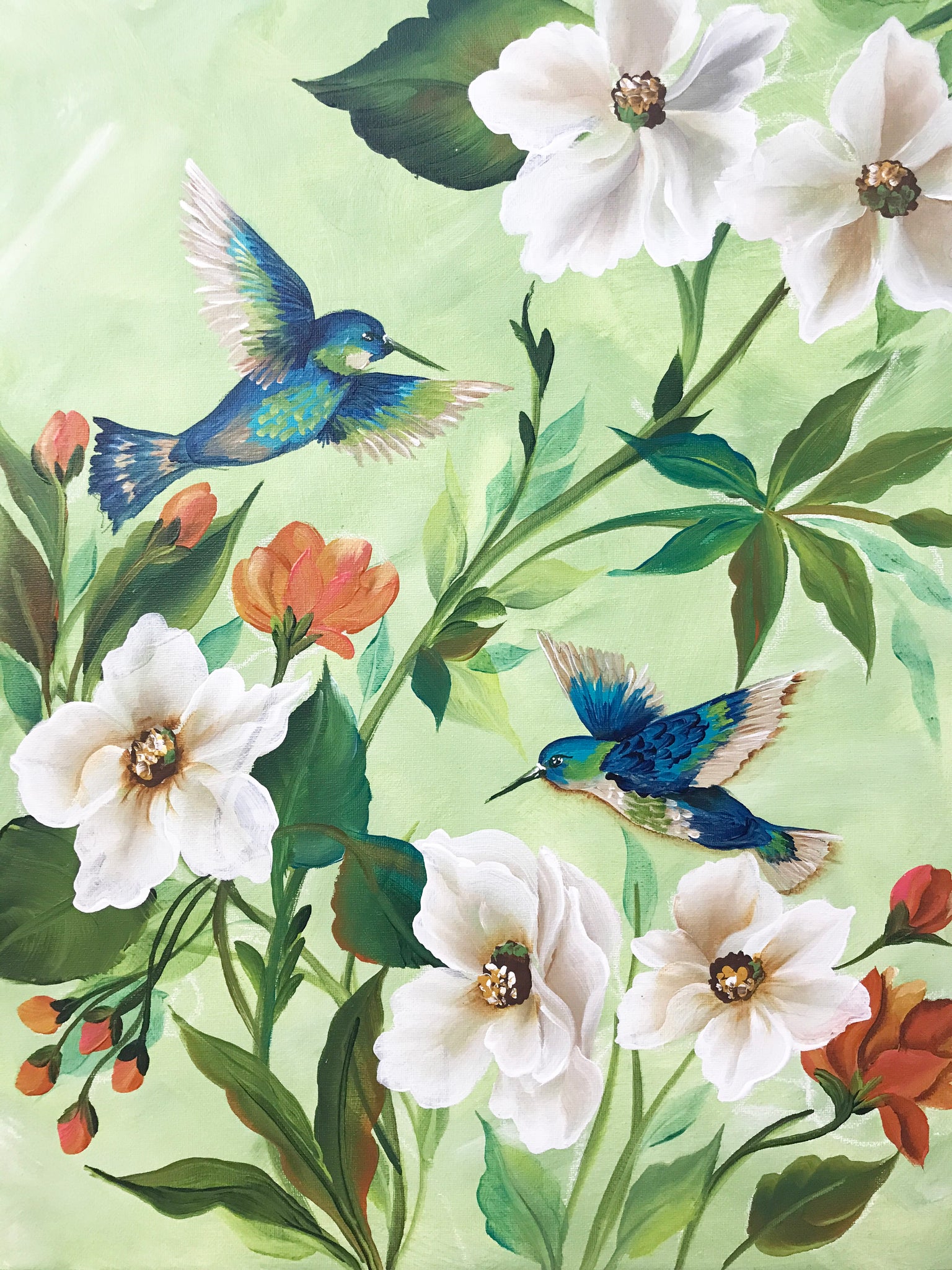 Hummingbirds and Magnolias Downloadable Video Lesson Dewberry U