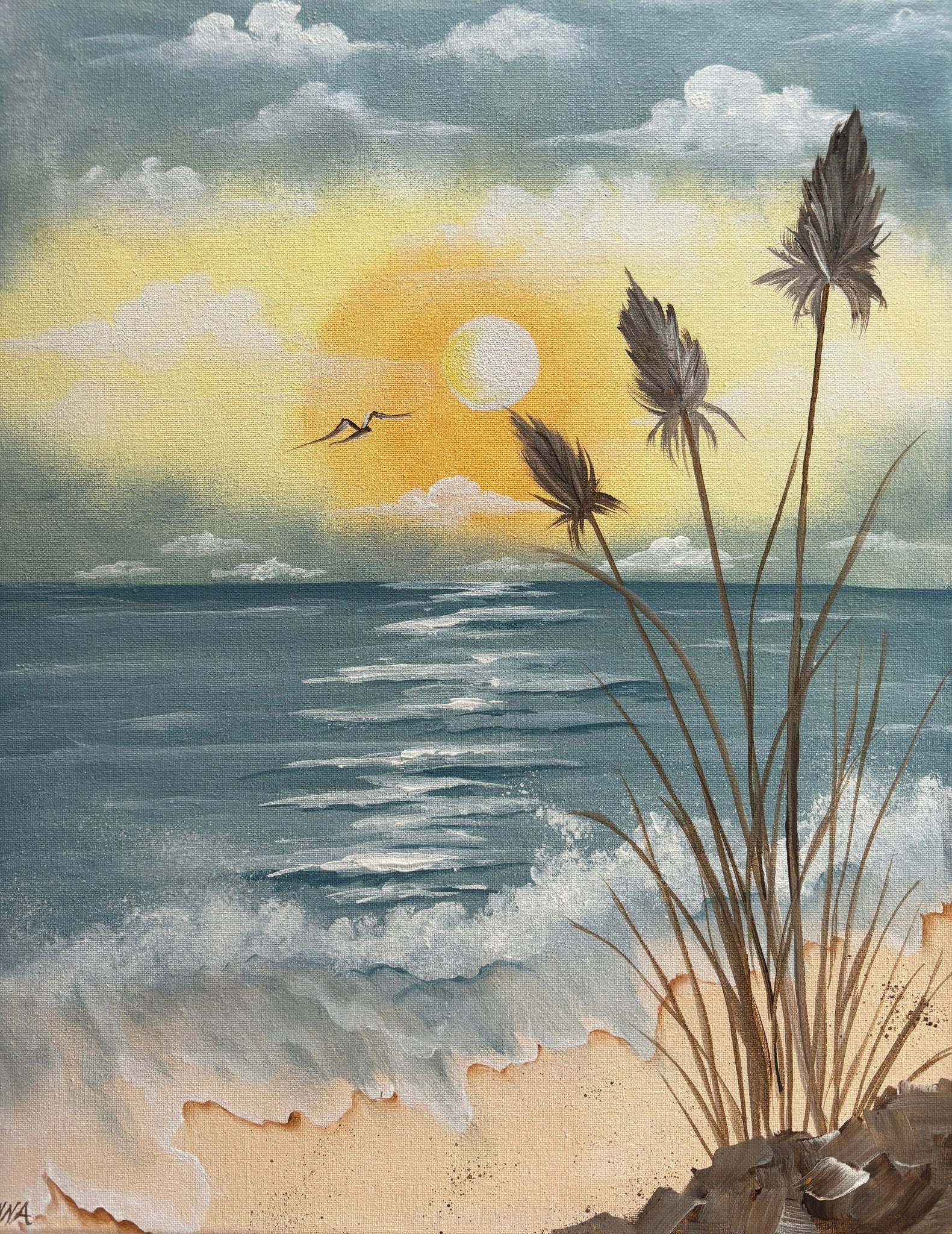 Tone on Tone Beach Landscape Downloadable Video Lesson – Dewberry U