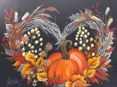 Fall Pumpkin Wreath Downloadable Video Lesson