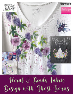 Floral & Beads Fabric Design with Ghost Bonus Project Packet