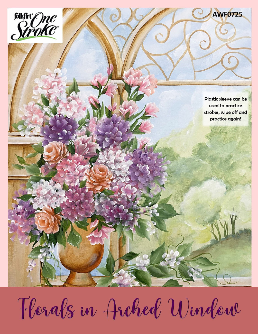 Florals in Arched Window Project Packet