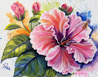 Oversized Flower Series #2 - Hibiscus Downloadable Video Lesson