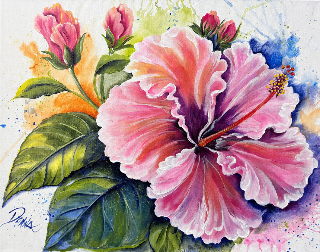 Oversized Flower Series #2 - Hibiscus Downloadable Video Lesson