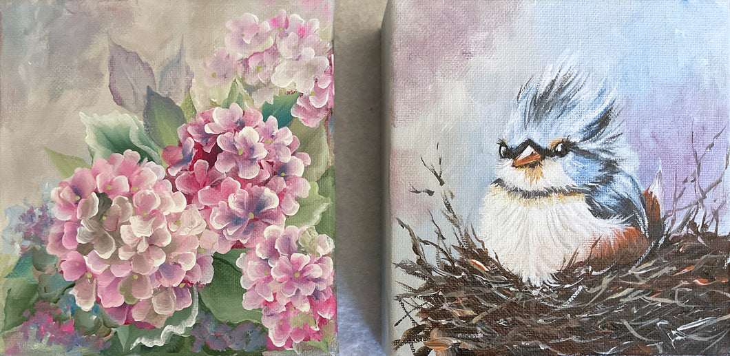 2025 Workshop - Soft Hydrangea & Bird in a Nest Downloadable Video Lesson