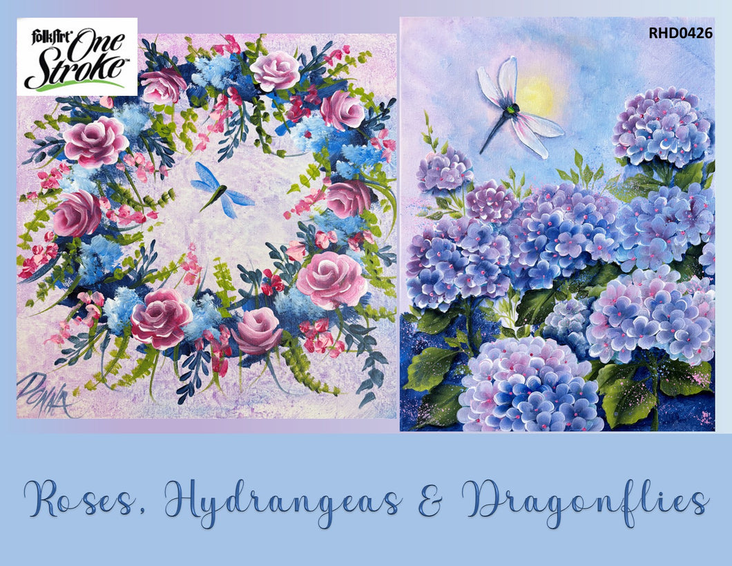 Roses, Hydrangeas & Dragonflies Project Packet
