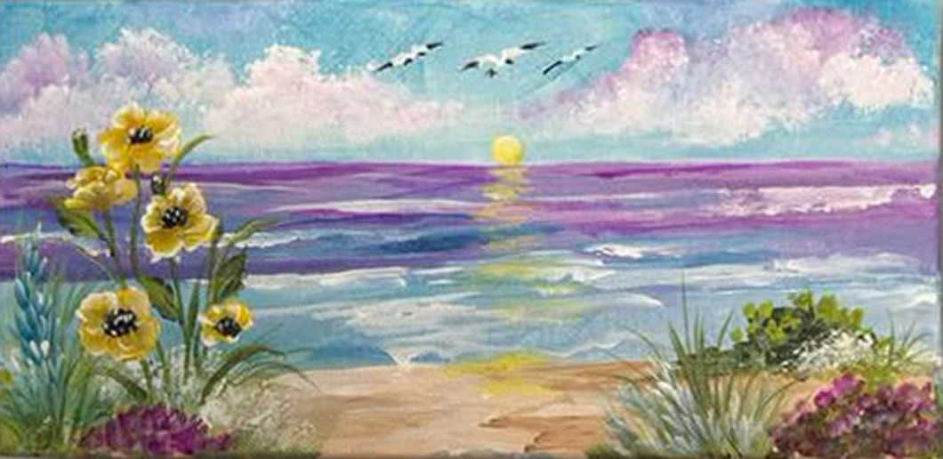 Beach Flowers for Amanda - Breast Cancer Support Downloadable Video Lesson