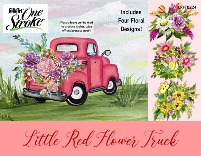 Little Red Truck With Flowers Project Packet