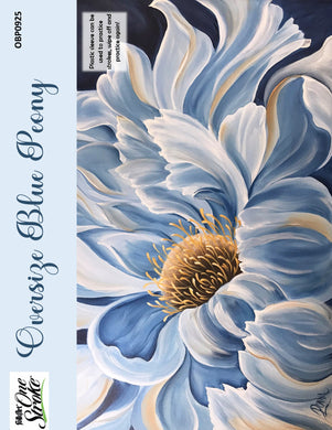 Oversize Blue Peony Project Packet