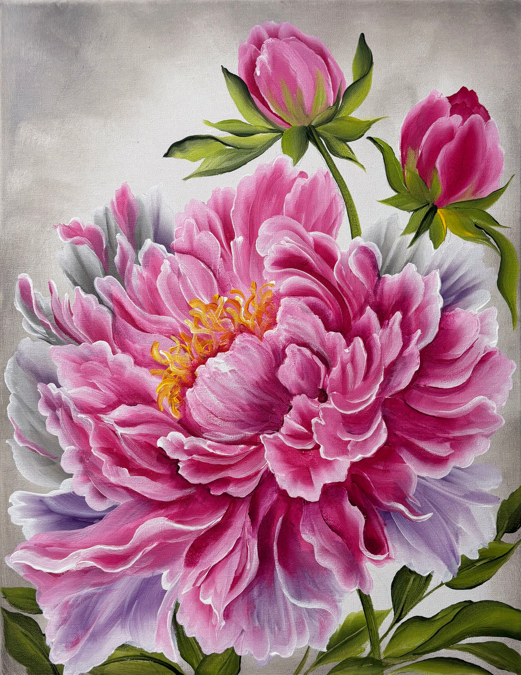 Oversized Flower Series #2 - Peony Downloadable Video Lesson