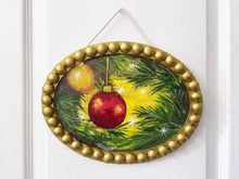 48166 Plaque - Wood Oval With Beaded Edge