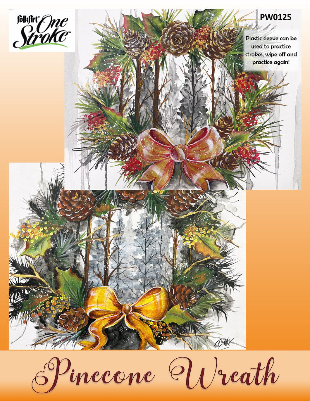 Pinecone Wreath Project Packet