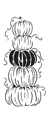 Stacked Pumpkins Slimline 4