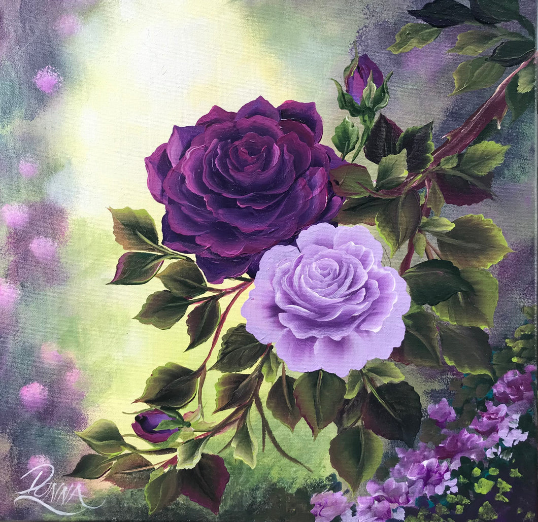 Purple Roses Downloadable Video Lesson - Dewberry U