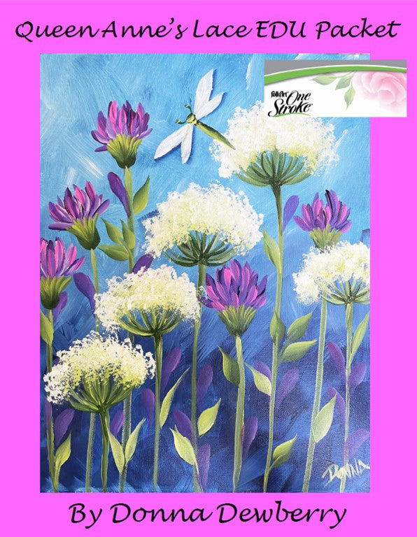 EDU Packets (Painting Parties) Queen Anne's Lace Dewberry U
