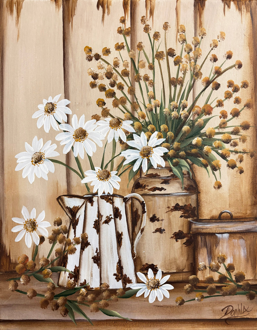 2025 Workshop - Rustic Containers of Flowers Downloadable Video Lesson